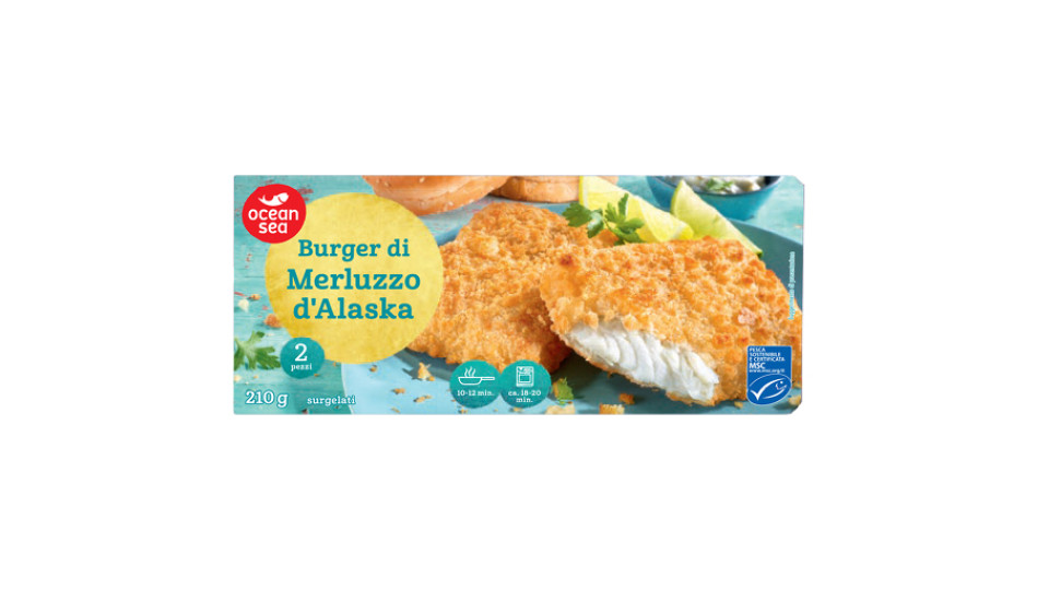 Burger di Merluzzo d'Alaska