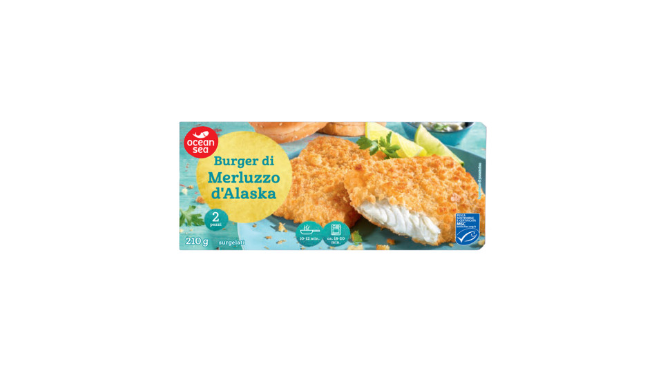 Burger di Merluzzo d'Alaska