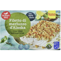 Merluzzo d'Alaska con Panatura alle Erbe Mediterranee