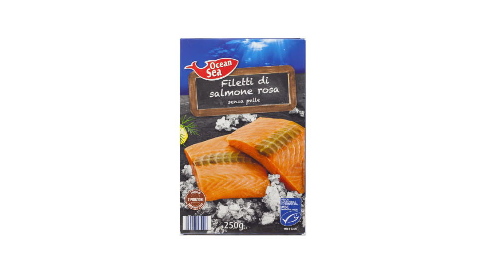 Msc Filetto di Salmone Rosa senza Pelle