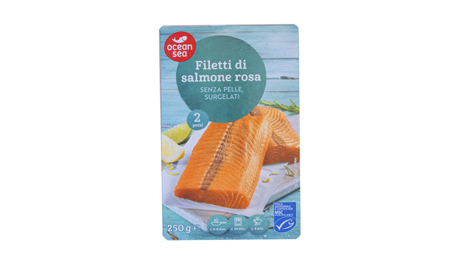 Msc Filetto di Salmone Rosa senza Pelle