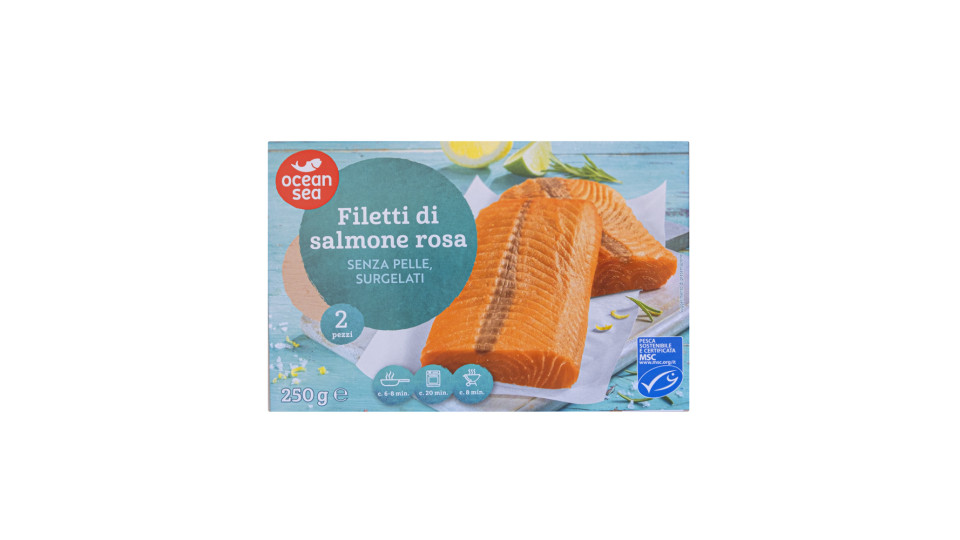 Msc Filetto di Salmone Rosa senza Pelle