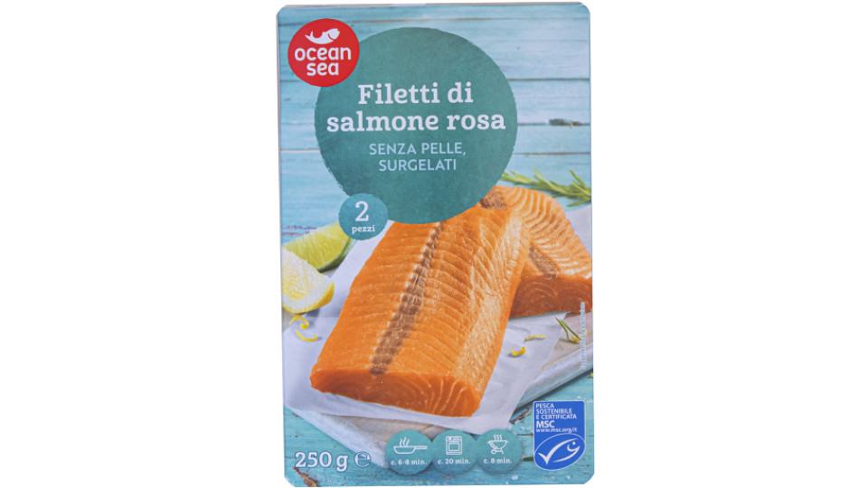 Msc Filetto di Salmone Rosa senza Pelle