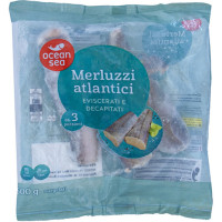 Merluzzi Atlantici Eviscerati e Decapitati