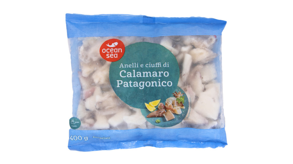 Anelli e Ciuffi di Calamari della Patagonia Surgelati