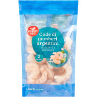 Code di Gamberi Argentini Sgusciate e Devenate