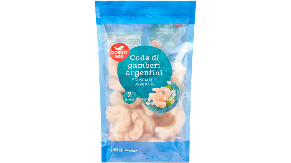 Code di Gamberi Argentini Sgusciate e Devenate