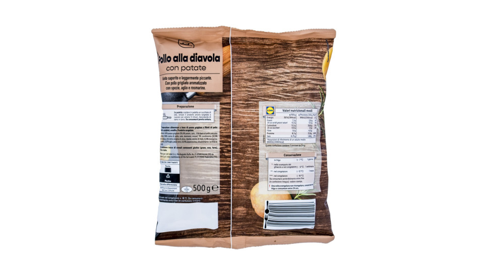 Pollo alla Diavola con Patate