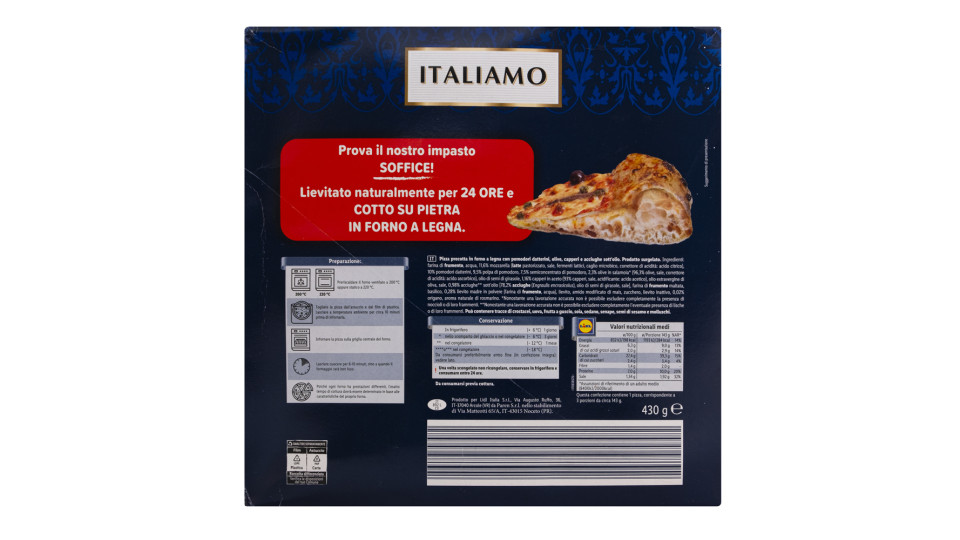 Pizza con Lievito Madre Napoli