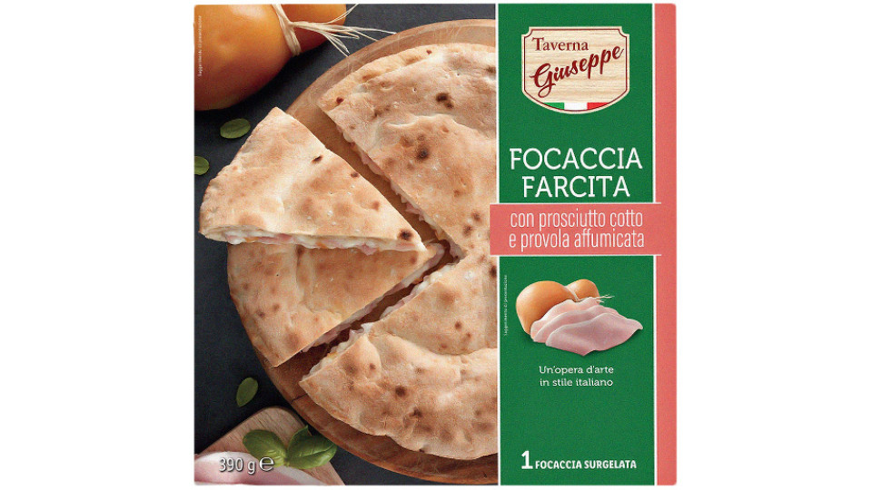 Focaccia con Prosciutto e Provola Affumicata