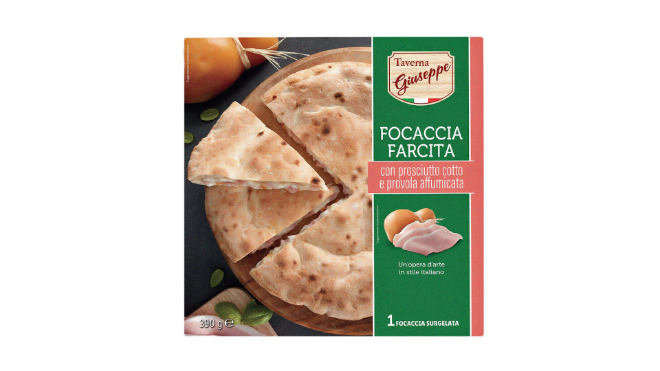 Focaccia con Prosciutto e Provola Affumicata