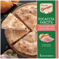 Focaccia con Prosciutto e Provola Affumicata