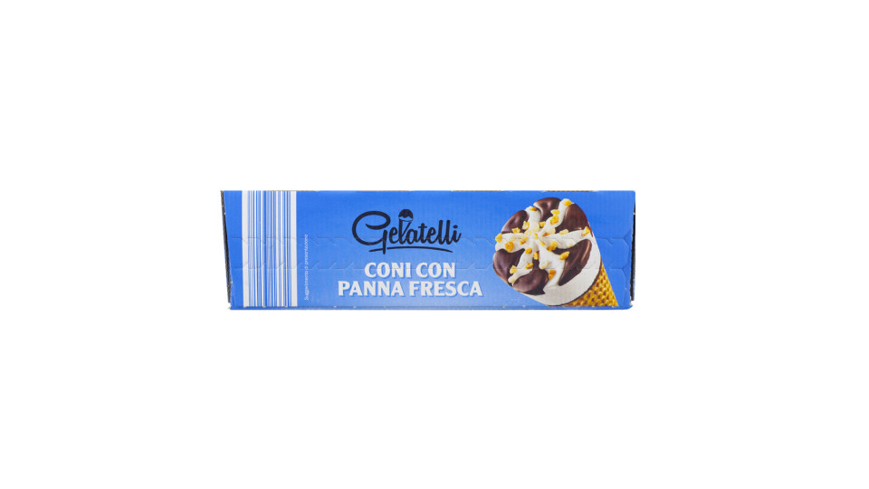 Cono alla Panna con Granella di Nocciole