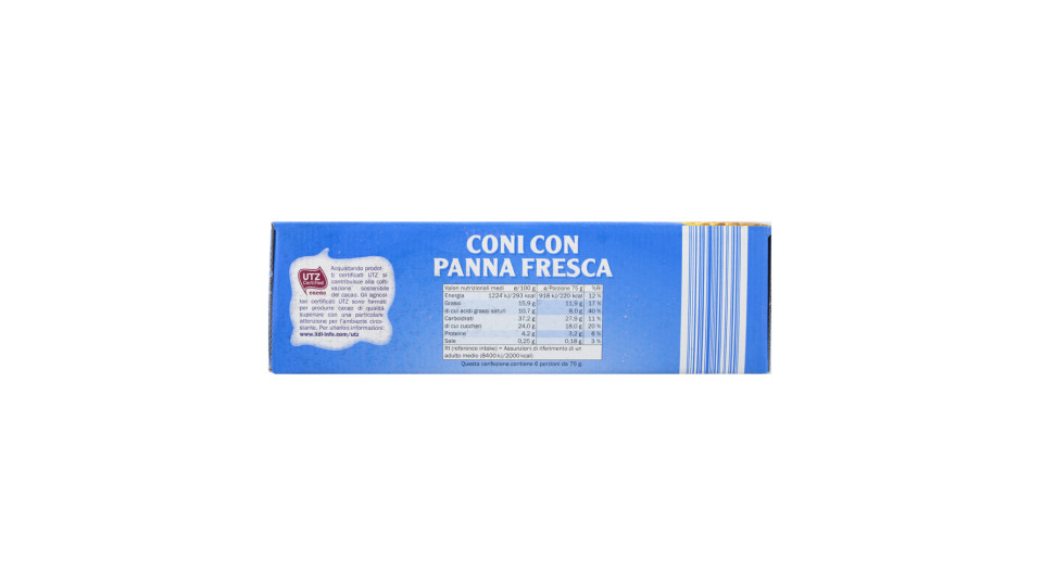 Cono alla Panna con Granella di Nocciole
