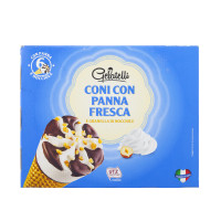 Cono alla Panna con Granella di Nocciole