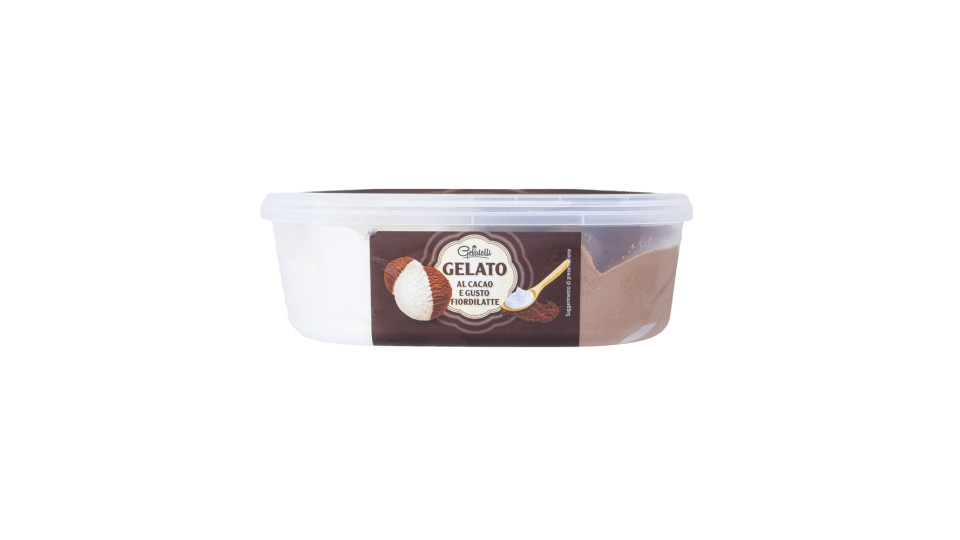 Gelato al Cacao e Fiordilatte