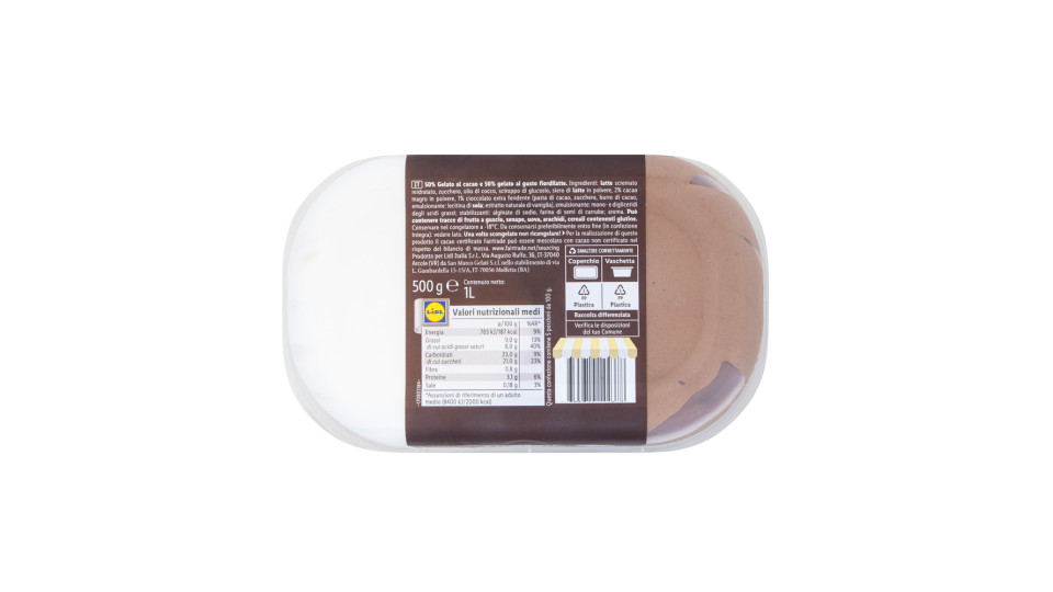 Gelato al Cacao e Fiordilatte