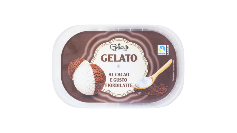 Gelato al Cacao e Fiordilatte