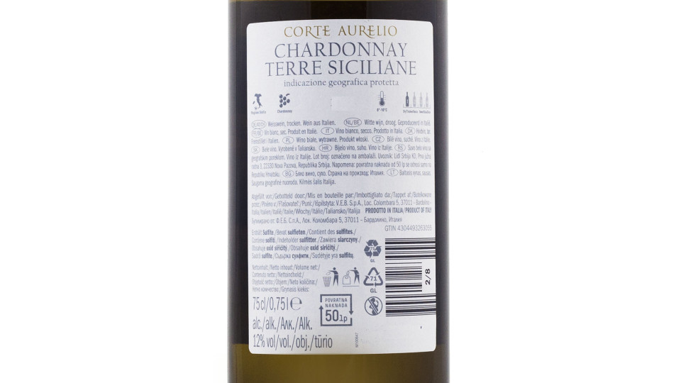 Chardonnay Terre Siciliane Igp