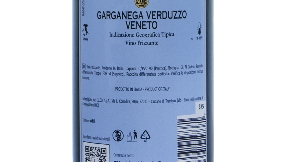 Garganega Verduzzo Veneto Igt Frizzante