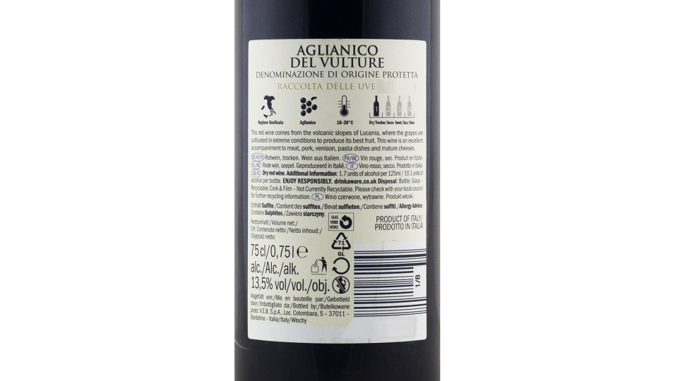 Aglianico del Vulture Dop