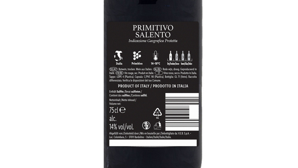 Primitivo del Salento Igp