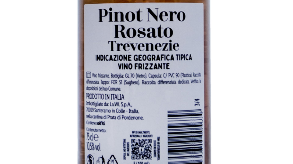 Pinot Nero Frizzante Rosato