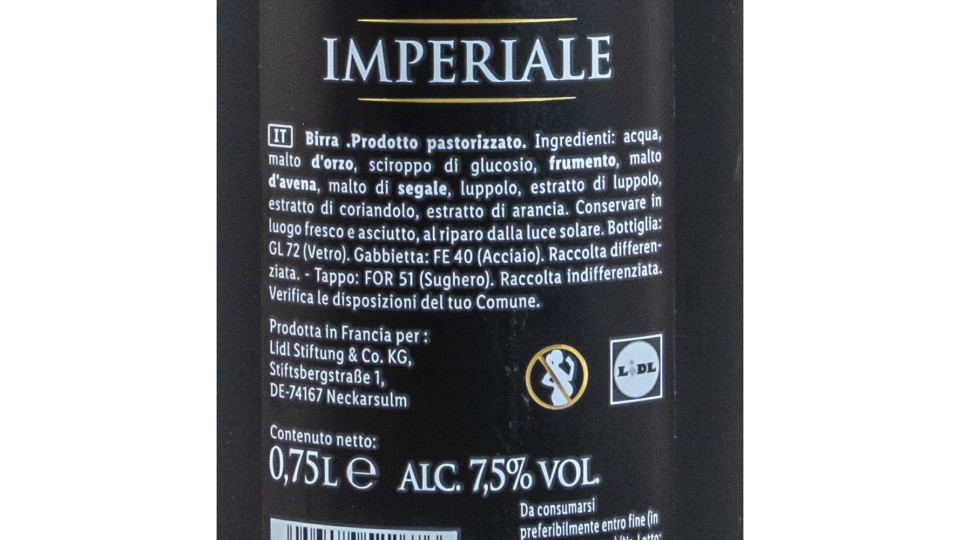 Birra Imperiale 7,5% Vol.