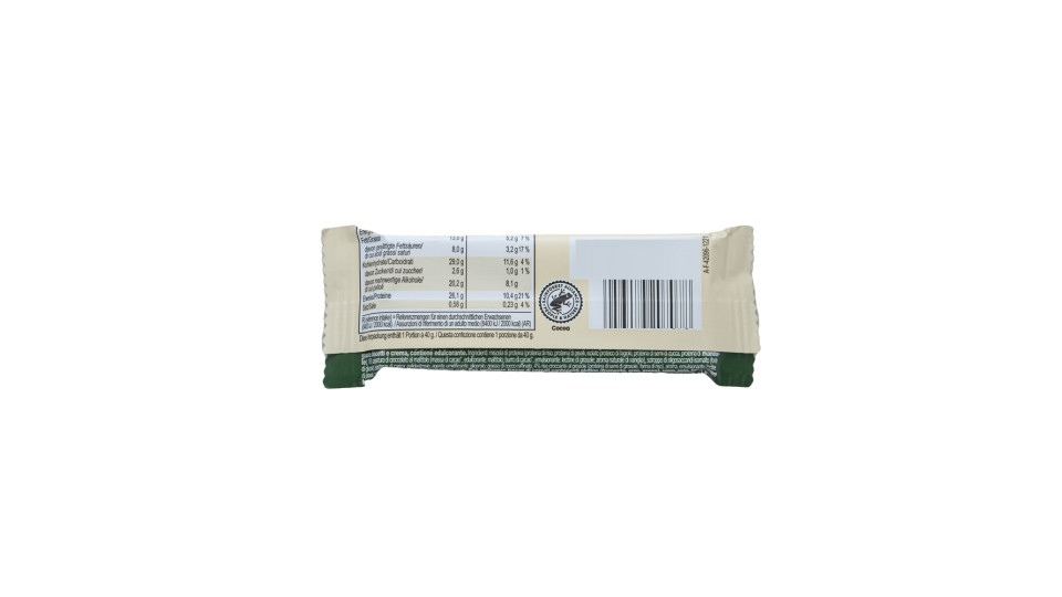 Barretta Proteica Vegana 26% Proteine Biscotti & Crema