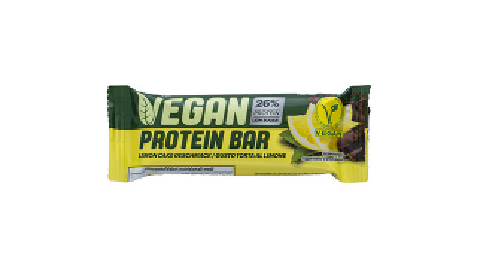 Barretta Proteica Vegana 26% Proteine Torta al Limone