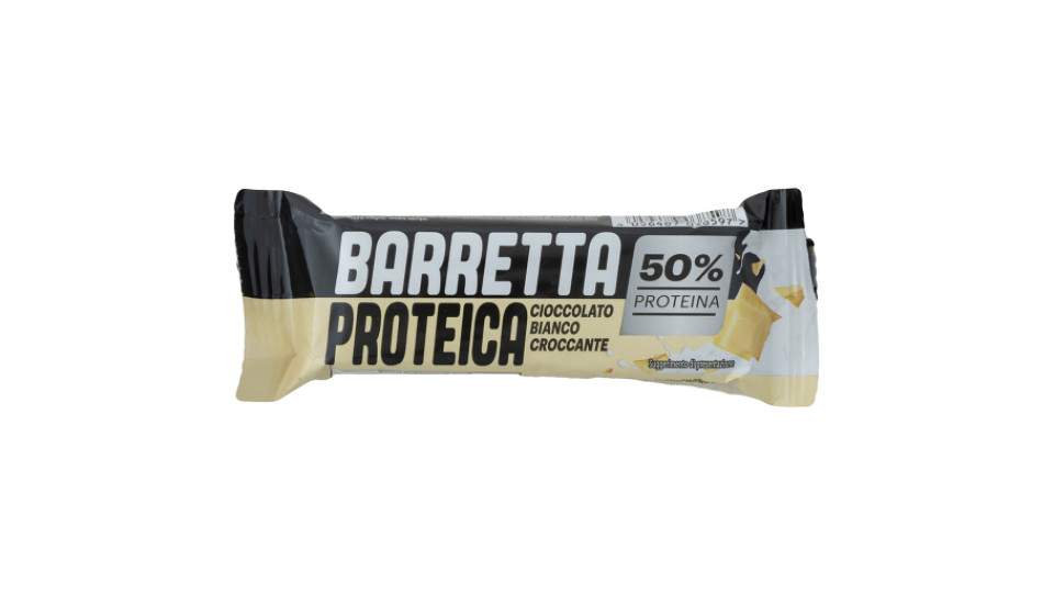 Barretta Proteica 50% Proteine Cioccolato Bianco