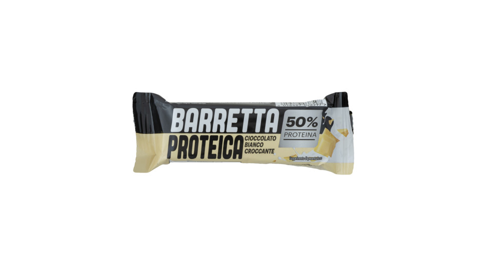 Barretta Proteica 50% Proteine Cioccolato Bianco