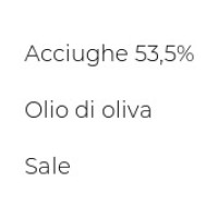 Filetti di alici del Cantabrico in olio di oliva