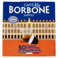 Caffè Borbone Miscela Decisa Capsule Compatibili Nespresso* ad uso domestico 50 x 5 g