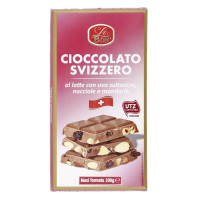 Cioccolato Svizzero Mandorle Nocciole Uvetta