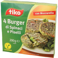 Burger di Spinaci e Piselli