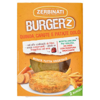Burger'z Quinoa, Carote e Patate Dolci 2 x 80 g