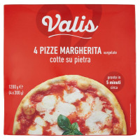 Pizze Margherita Cotte su Pietra Surgelate 4 x 300 g