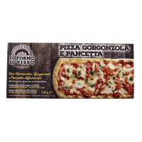 Pizza in Pala Gorgonzola e Pancetta