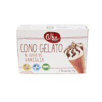 4 Coni Vaniglia senza Glutine