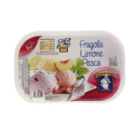 Gelato Fragola./limone/pesca