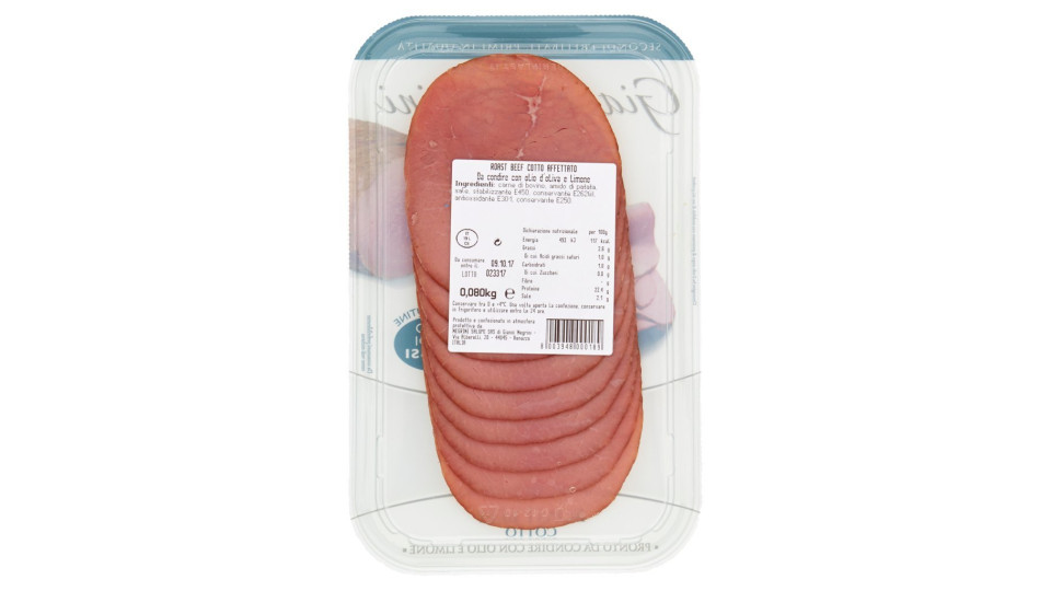 Roast Beef Cotto 0,080 Kg