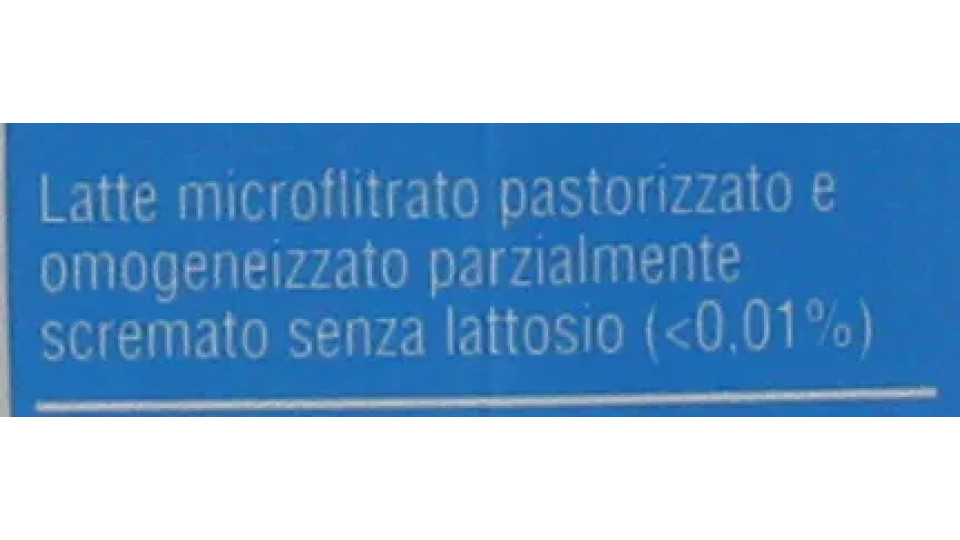Latte Parzialmente Scremato Microfiltrato Alta Digeribilità