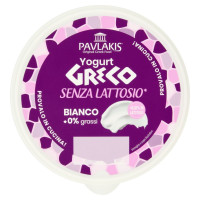 Yogurt Greco senza Lattosio* Bianco 0% Grassi