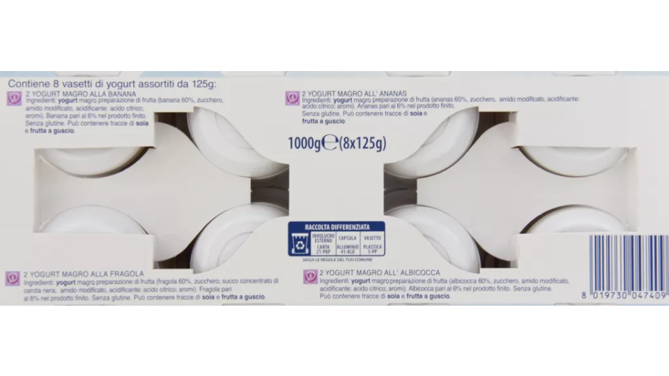 Yogurt 0% Vellutato