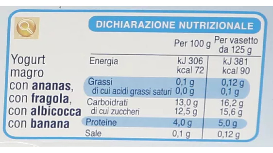 Yogurt 0% Vellutato
