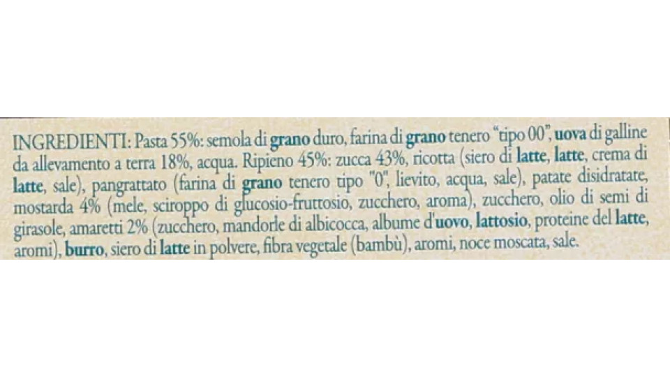 Tortelli con Zucca