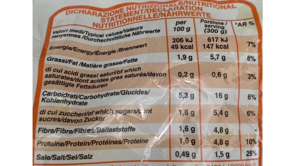Cremosa Piselli Zucchine