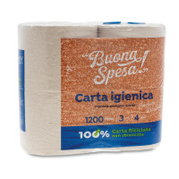 Carta Igienica 3 Veli 100% Carta Riciclata