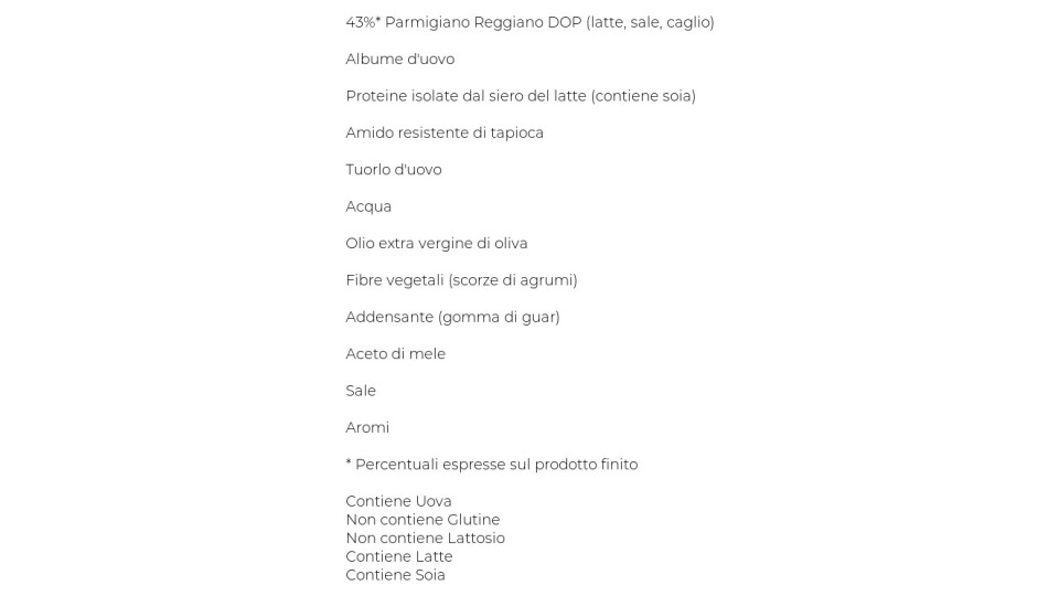 Snack Zero al Formaggio